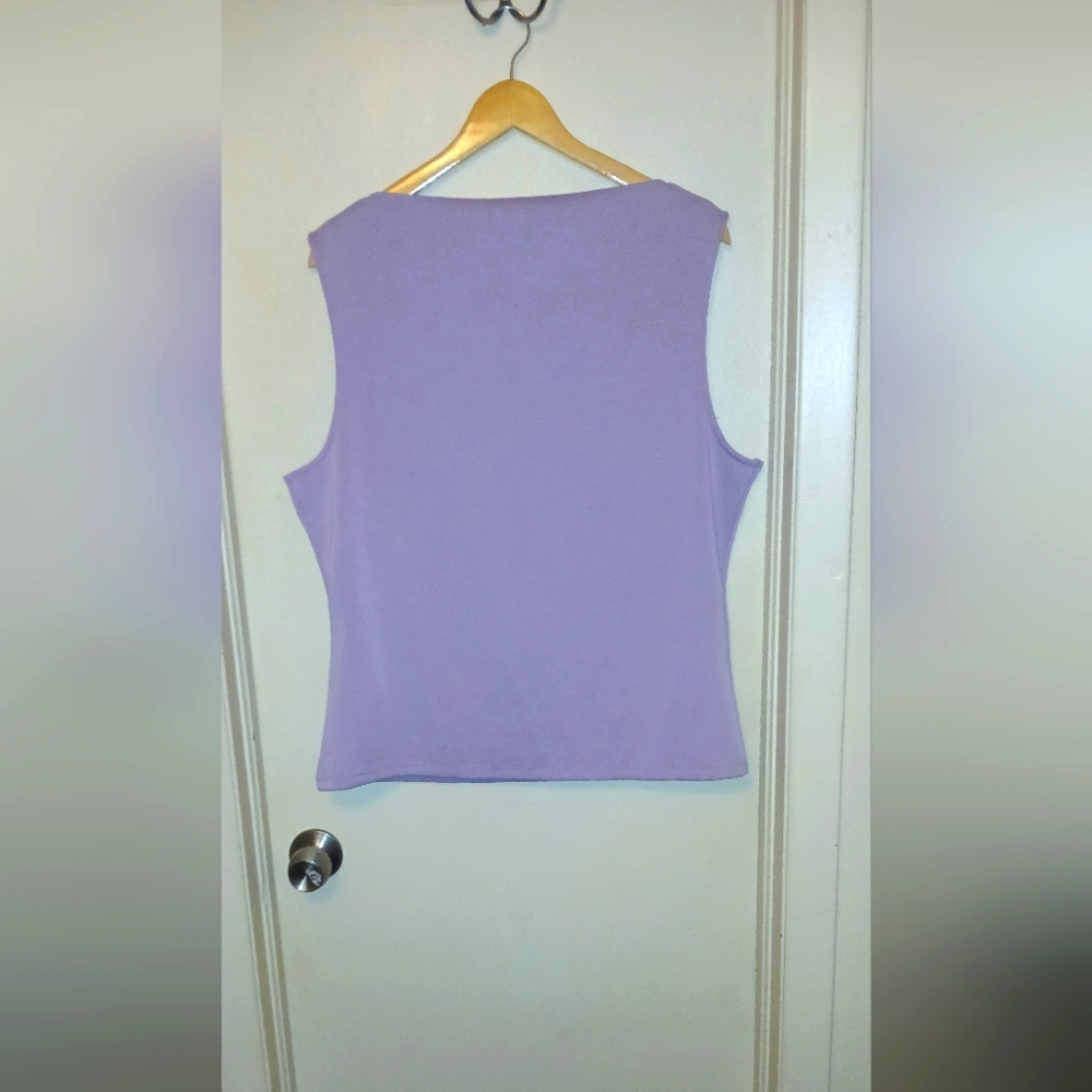 Banana Republic Factory Soft Touch Scuba Neck Tank Top Size XL New Without Tags